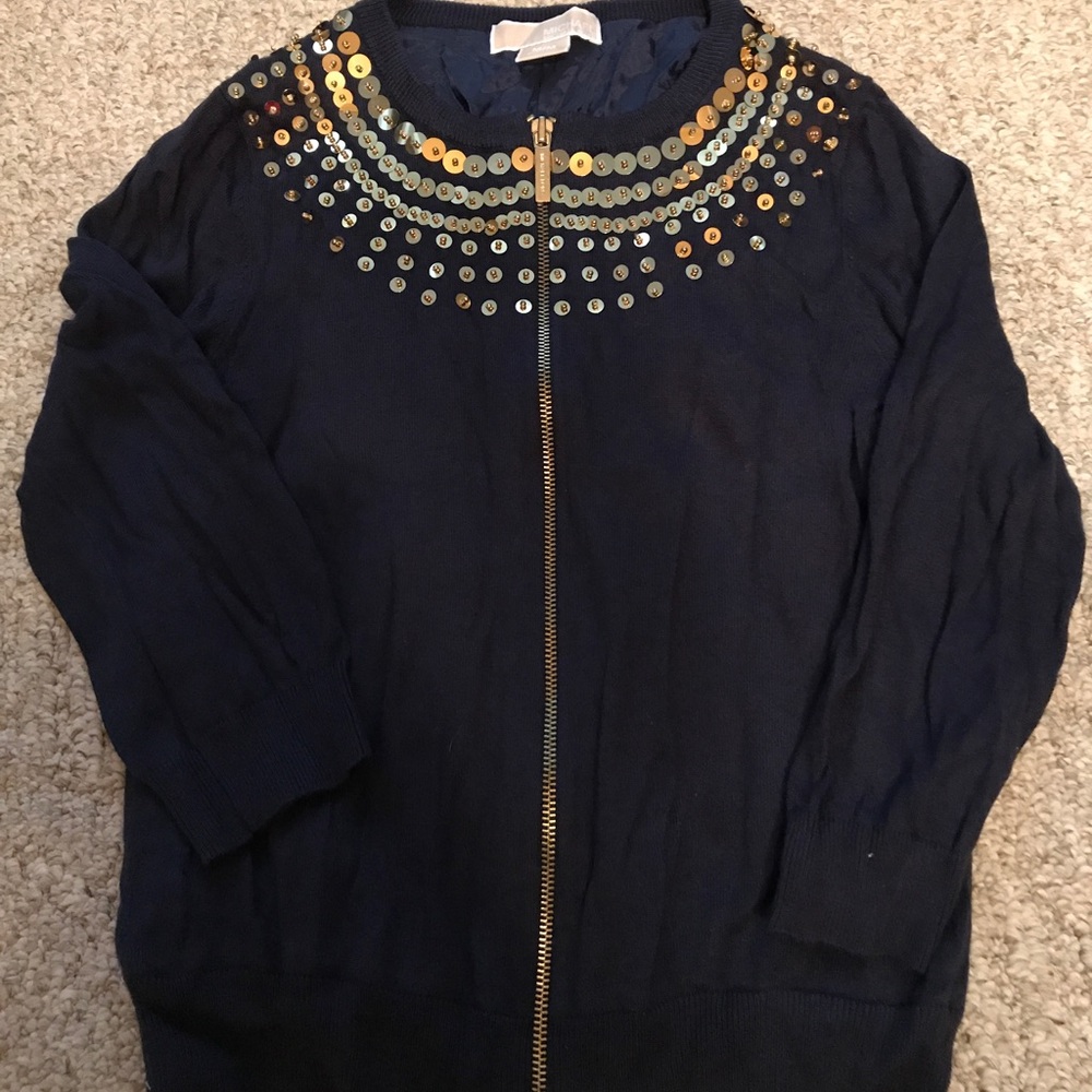 Michael Kors beaded sweater